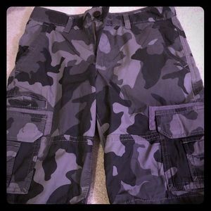 Camo Cargo Shorts